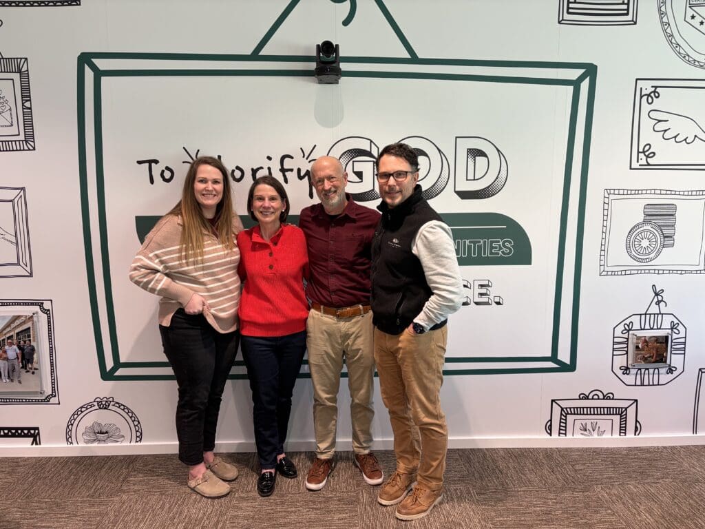 PHN leadership with Zach Bynum and Brittani Ward of Christian Brothers Automotive during a visit to their Houston headquarters.